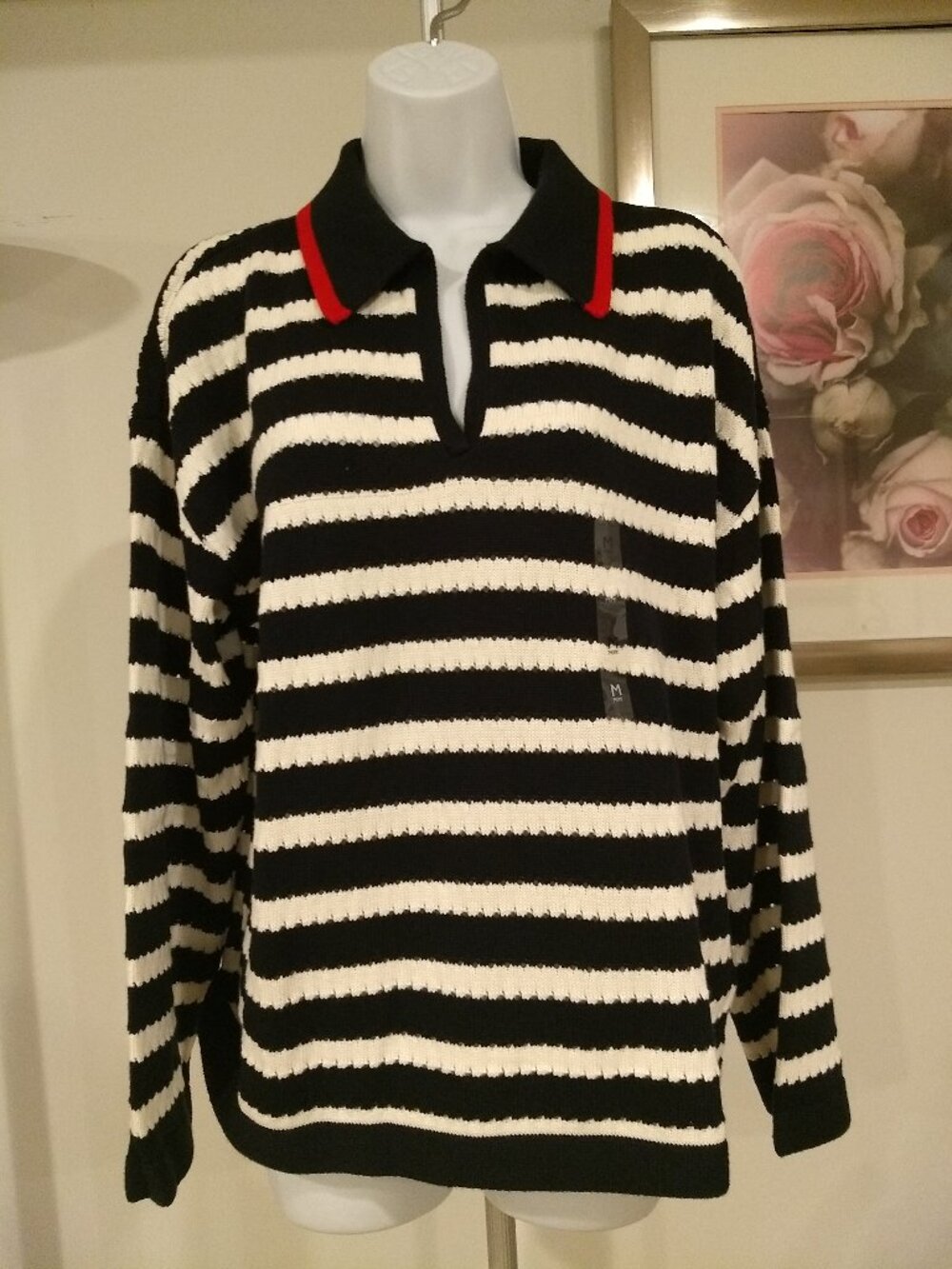 NWT Tommy Hilfiger cotton sweater Size M